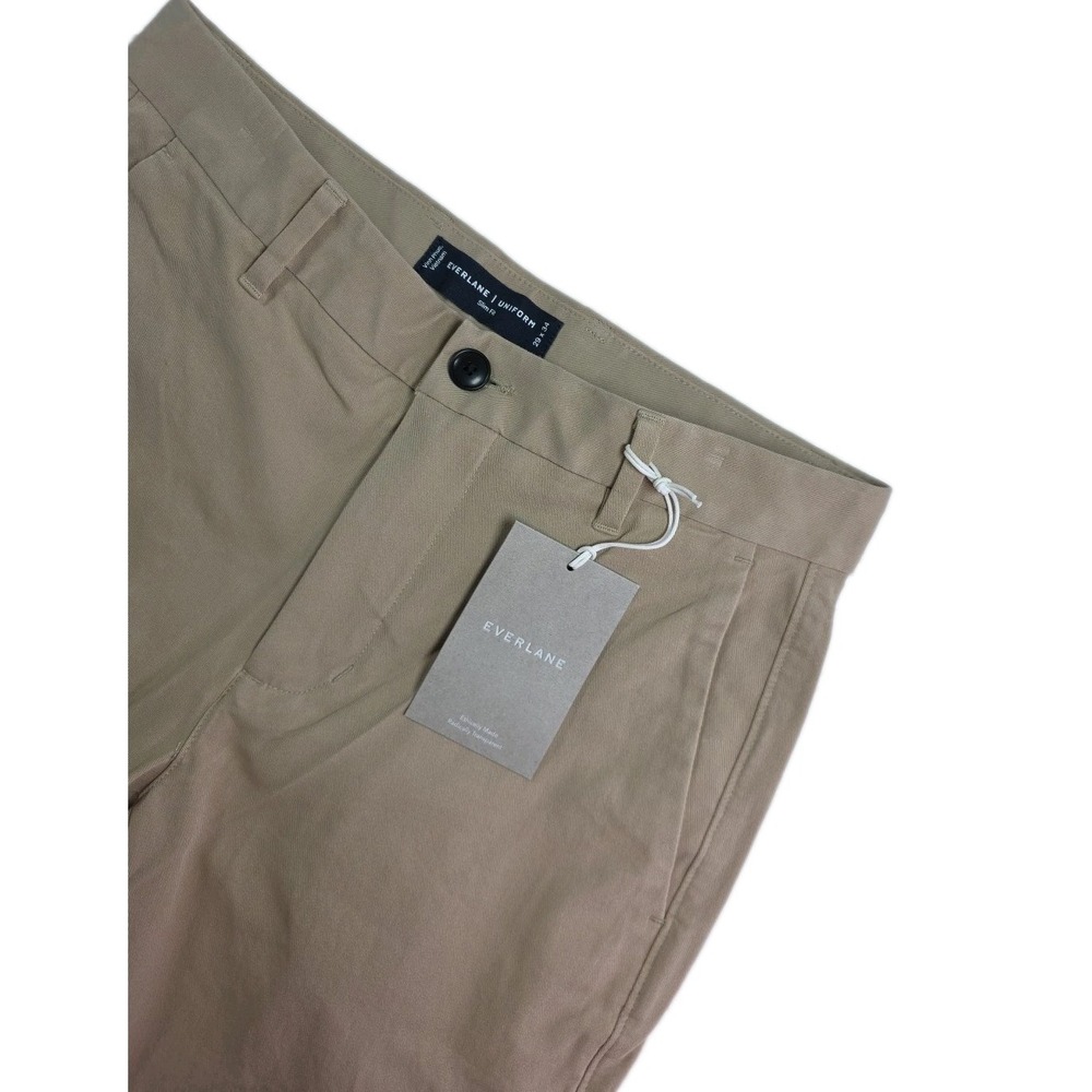 Everlane Uniform The Performance Chino Slim Fit Pant TAN Men's 29X34 NWT